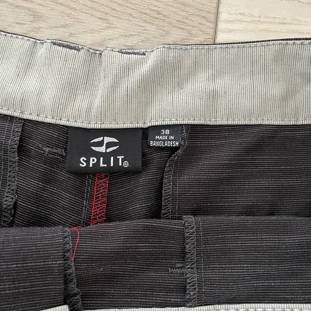 Split Mens Black Lightweight Heather‎ Golf Shorts 38